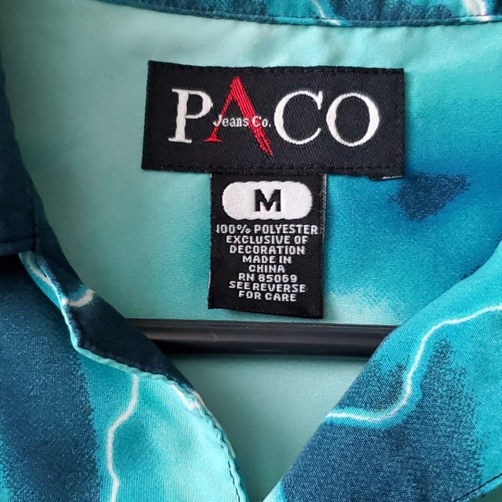 Paco Button Down Lightning Graphics - image 3